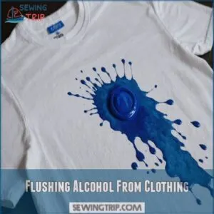 Flushing Alcohol From Clothing