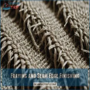 Fraying and Seam Edge Finishing