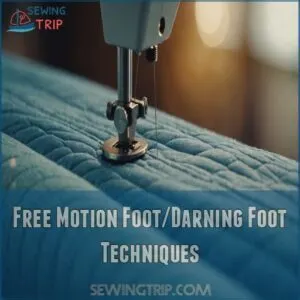 Free Motion Foot/Darning Foot Techniques