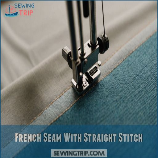 French Seam With Straight Stitch