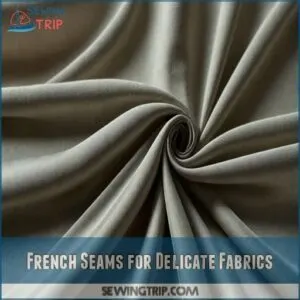 French Seams for Delicate Fabrics