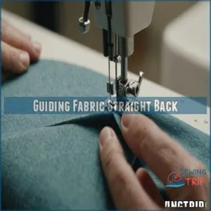 Guiding Fabric Straight Back