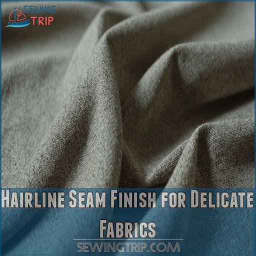 Hairline Seam Finish for Delicate Fabrics