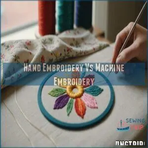 Hand Embroidery Vs Machine Embroidery Hand Embroidery Vs Machine Embroidery