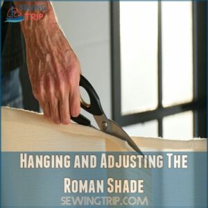 Hanging and Adjusting The Roman Shade