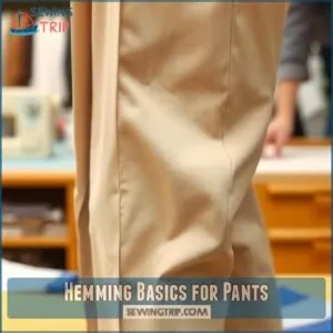 Hemming Basics for Pants