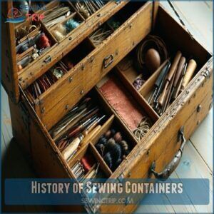 History of Sewing Containers History of Sewing Containers