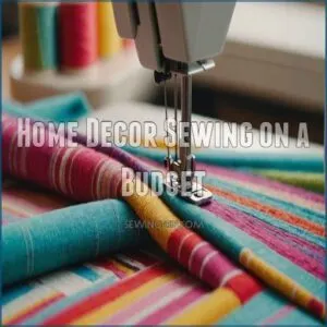 Home Decor Sewing on a Budget