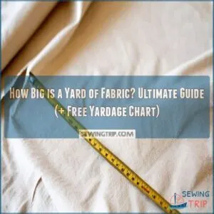 how big is a yard of fabric