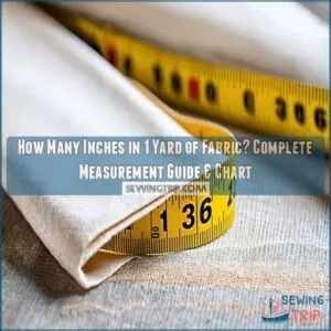 how many inches in 1 yard of fabric