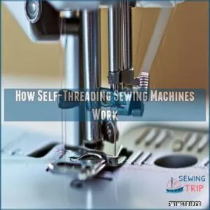 How Self-Threading Sewing Machines Work