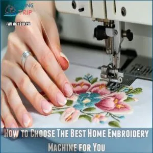 How to Choose The Best Home Embroidery Machine for You