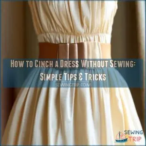 how to cinch a dress