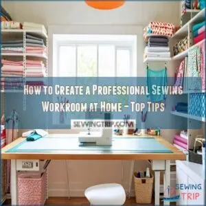 how to create a professional quality sewing workroom at home