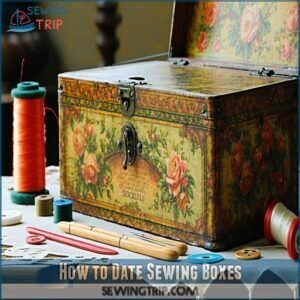 how to date sewing boxes how to date sewing boxes