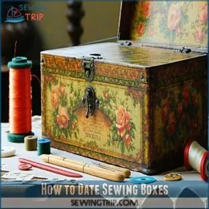 How to Date Sewing Boxes