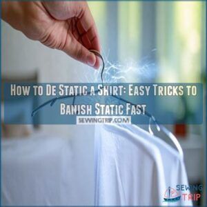 how to de static a shirt how to de static a shirt