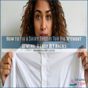 how to fix a shirt that is too big without sewing how to fix a shirt that is too big without sewing