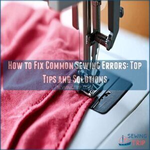 How to Fix Common Sewing Errors: Top Tips and Solutions 6 how to fix common sewing errors
