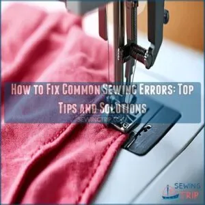 how to fix common sewing errors