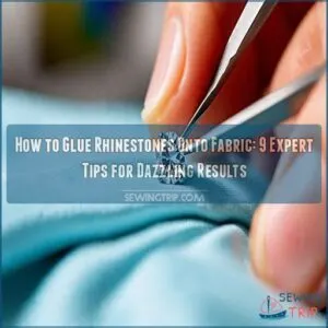 how to glue rhinestones onto fabric