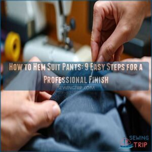 how to hem suit pants