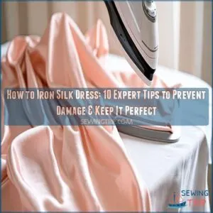 how to iron silk dress