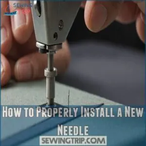 How to Properly Install a New Needle