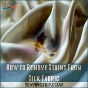 How to Remove Stains From Silk Fabric