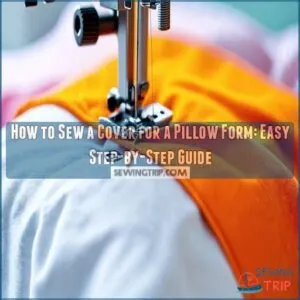 how to sew a cover for a pillow form