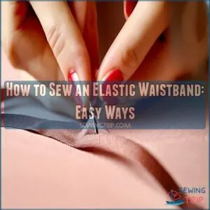 how to sew an elastic waistband