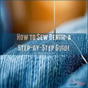 how to sew denim