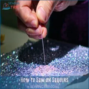 How to Sew on Sequins