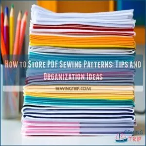 how to store pdf sewing patterns