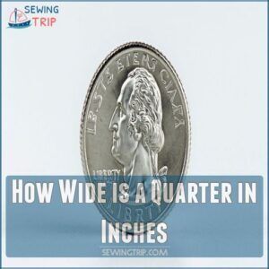 how wide is a quarter in inches how wide is a quarter in inches