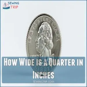 How Wide is a Quarter in Inches