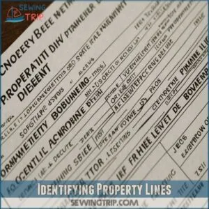 Identifying Property Lines