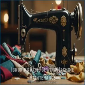 Ignoring Basic Sewing Machine Maintenance