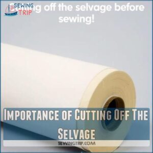 Importance of Cutting Off The Selvage