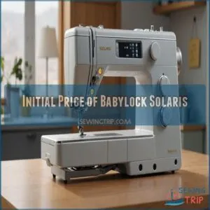 Initial Price of Babylock Solaris