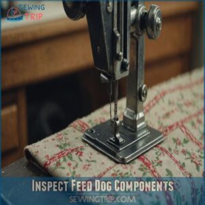 Inspect Feed Dog Components