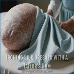 Ironing Silk Dresses With a Tailor's Ham Ironing Silk Dresses With a Tailor's Ham