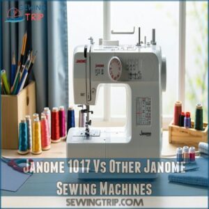 Janome 1017 Vs Other Janome Sewing Machines