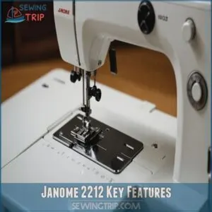 Janome 2212 Key Features