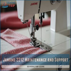 Janome 2212 Maintenance and Support