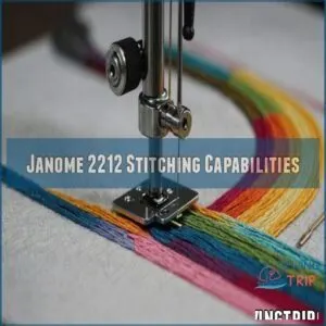 Janome 2212 Stitching Capabilities