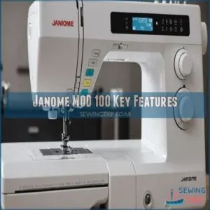 Janome MOD 100 Key Features