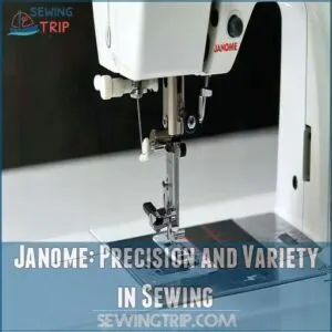 Janome: Precision and Variety in Sewing