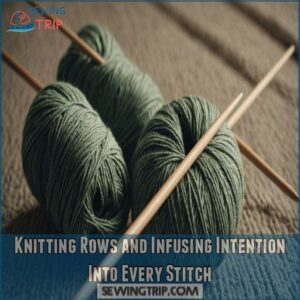 Knitting Rows and Infusing Intention Into Every Stitch