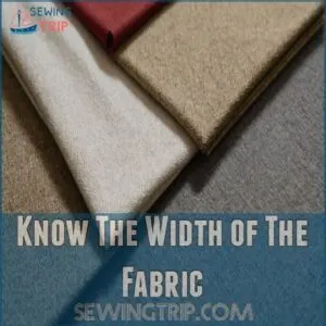 Know The Width of The Fabric